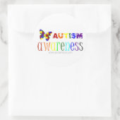 Autisme Bewustzijn Vlinder Sticker (Tas)