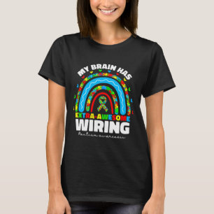 Autisme bewustzijn voor kinderen jongen puzzel aut t-shirt