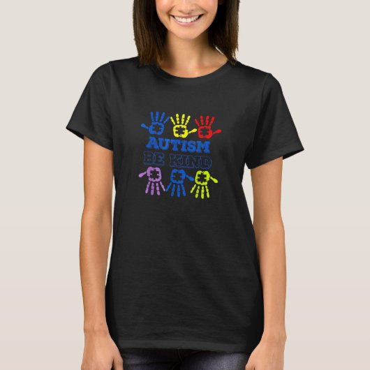 Autisme-bewustzijn voor pap mam Therapist with Lov T-shirt (Voorkant)