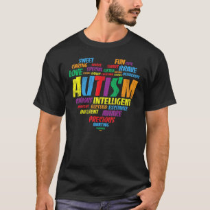 Autisme Bewustzijn Vrouwen Hart Steun Autistisch K T-shirt
