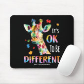 Autisme bewustzijn vrouwen kind het is ok om ander muismat (Met muis)