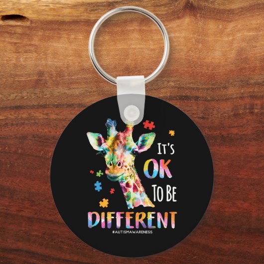 Autisme-bewustzijn Vrouwen Kinderen dat ze anders  Sleutelhanger (Voorkant)