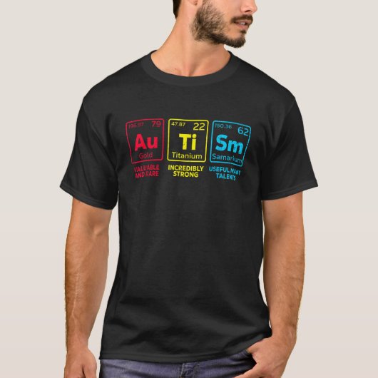 Autisme bewustzijn Vrouwen Mannen Kinderen Element T-shirt (Voorkant)