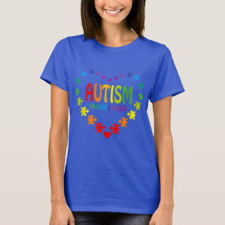 Autisme bewustzijn vrouwen tshirt