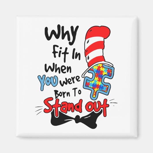 Autisme Bewustzijn Waarom Past In Dokter Leraar In Magneet (Voorkant)