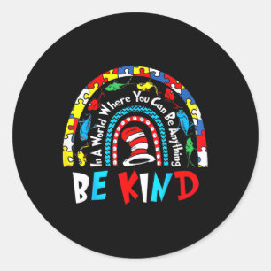 Autisme Bewustzijn Waarom Past In Dokter Leraar In Ronde Sticker