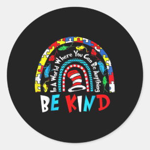 Autisme Bewustzijn Waarom Past In Dokter Leraar In Ronde Sticker