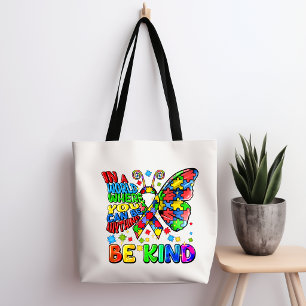 Autisme Bewustzijn Wees Aardig Boodschappentas Tote Bag
