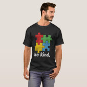 Autisme Bewustzijn Wees Vriendelijk Autistisch Bew T-shirt (Voorkant volledig)