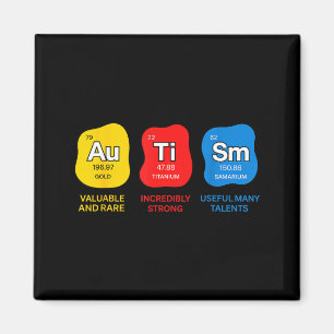 Autisme bewustzijn wetenschap periodiek systeem el magneet