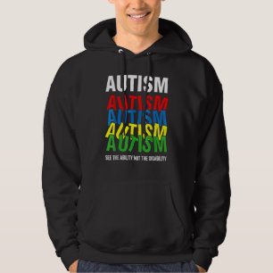 Autisme Bewustzijn Zie het vermogen niet de handic Hoodie