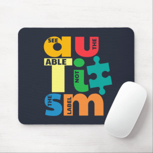 Autisme Bewustzijn Zie het Vermogen Niet het Label Muismat