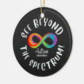 Autisme Bewustzijn - zie verder dan het spectrum Keramisch Ornament (Links)