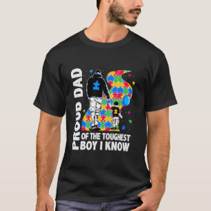 Autisme Bewustzijn Zoon Vader Trots Vader Van De T T-shirt