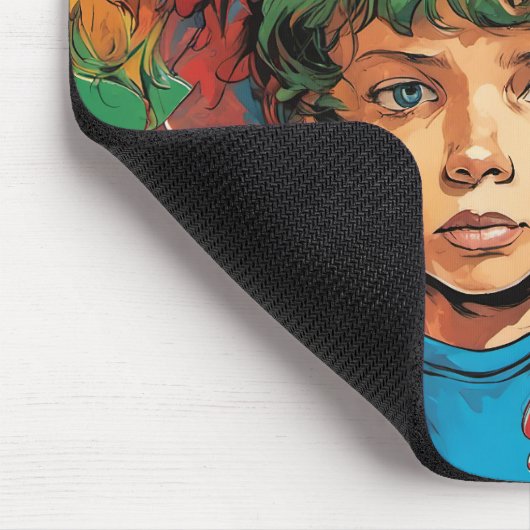 Autisme Bewustzijn - Zorg - Mousepad Muismat (Hoek)