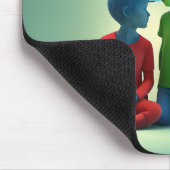 Autisme Bewustzijn - Zorg - Mousepad Muismat (Hoek)