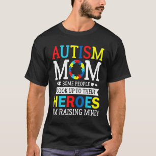 Autisme Bewustzijns Puzzelstuk Steun Autisme Zoon T-shirt
