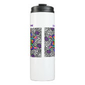 Autisme bewustzijnscadeau autistisch thermosbeker (Voorkant)