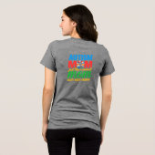 Autisme Bewustzijnsdag Autisme Moeder T-shirt Desi (Achterkant volledig)
