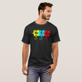 Autisme Bewustzijnsdag Puzzel Chemisch Element Che T-shirt (Voorkant volledig)