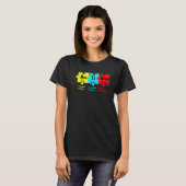 Autisme Bewustzijnsdag Puzzel Chemisch Element Che T-shirt (Voorkant volledig)