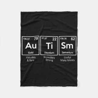 Autisme Bewustzijnselementen Periodiek Fleece Deken