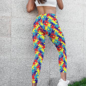 Autisme Bewustzijnspuzzel Leggings