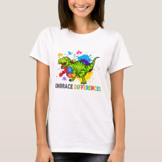 Autisme Bewustzijnspuzzel Omarm Verschillen T-shirt