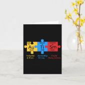 Autisme Bewustzijnspuzzel Periodiek Tabel Elemente Kaart (Gele Bloem)