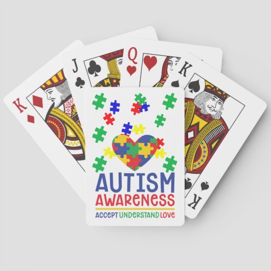Autisme Bicycle-speelkaarten Pokerkaarten (Achterkant)