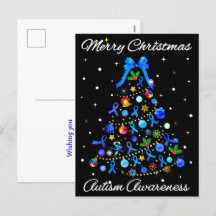 Autisme Blauwe Kerstboom
