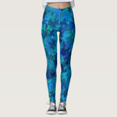 Autisme Blue Puzzle Collage Leggings (Voorkant)