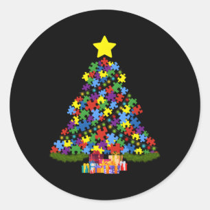 Autisme Boom Autisme Bewustzijn Ronde Sticker