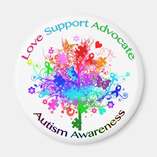 Autisme Boom in Spectrum Magneet (Voorkant)