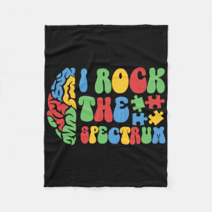 Autisme Brain I Rock Het Spectrum Bewustzijn Boys  Fleece Deken