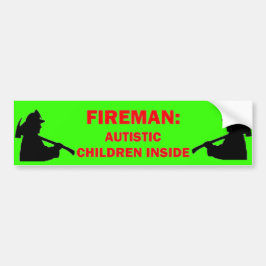 Autisme Brandveiligheid Bumpersticker