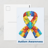 Autisme Briefkaart (Voorkant / Achterkant)