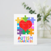 Autisme Briefkaart (Staand voorkant)