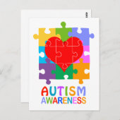 Autisme Briefkaart (Voorkant / Achterkant)