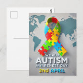 Autisme Briefkaart (Voorkant / Achterkant)