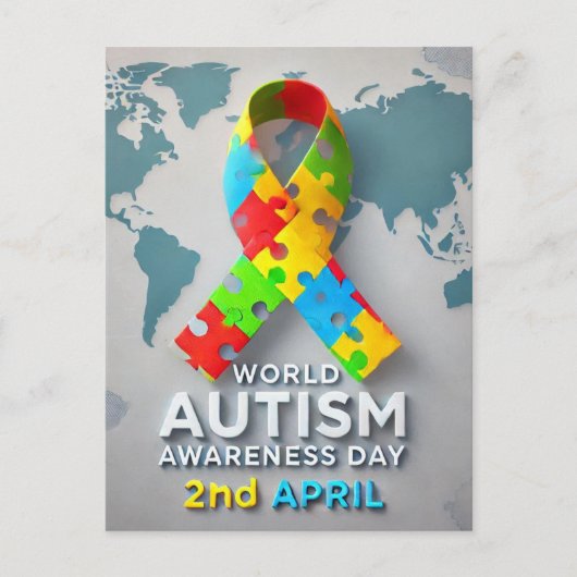 Autisme Briefkaart (Voorkant)