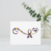 autisme briefkaart (Staand voorkant)