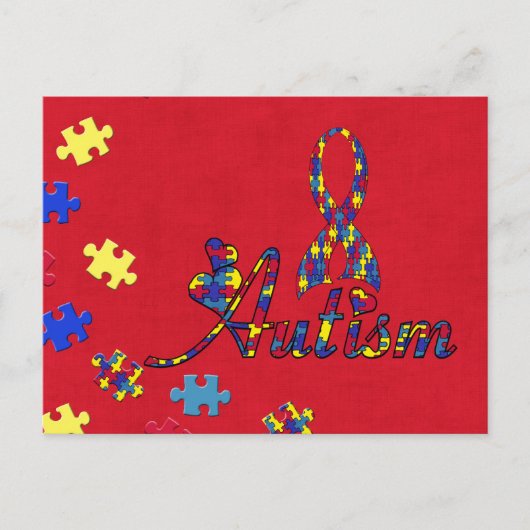 autisme briefkaart (Voorkant)