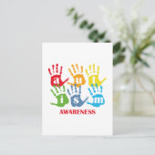 Autisme Briefkaart (Staand voorkant)