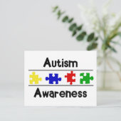 Autisme Briefkaart (Staand voorkant)