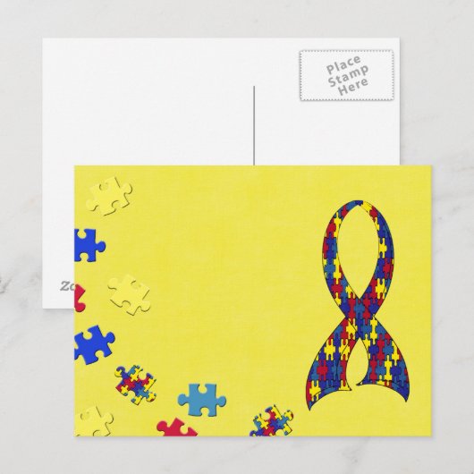 autisme briefkaart (Voorkant / Achterkant)