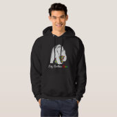 Autisme Brother Big Brother Beer Autisme Awareness Hoodie (Voorkant volledig)