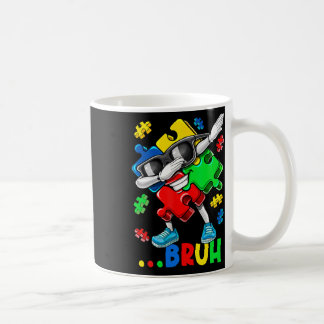 Autisme Bruh Dabbing Puzzel Stuk Autisme Bewustzij Koffiemok
