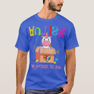 Autisme buiten de Bo Unicorn Autism Awareness T-shirt