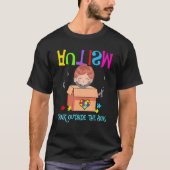 Autisme Buiten Het Doos Jongen Autisme Bewustzijn T-shirt (Voorkant)